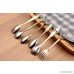Pawaca 6Pcs Vintage Coffee Spoons - Long Handle Spoons - Royal Style Metal Carved Spoons For Coffee Dessert Tea Drink Mixing Milkshake Spoon- Tableware Kitchen Gadgets (Multicolor) - B07DJ2V7DN